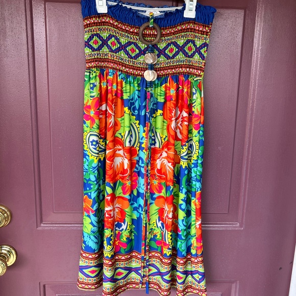 India Boutique Dresses & Skirts - India Boutique Strapless/Halter Dress One Size
